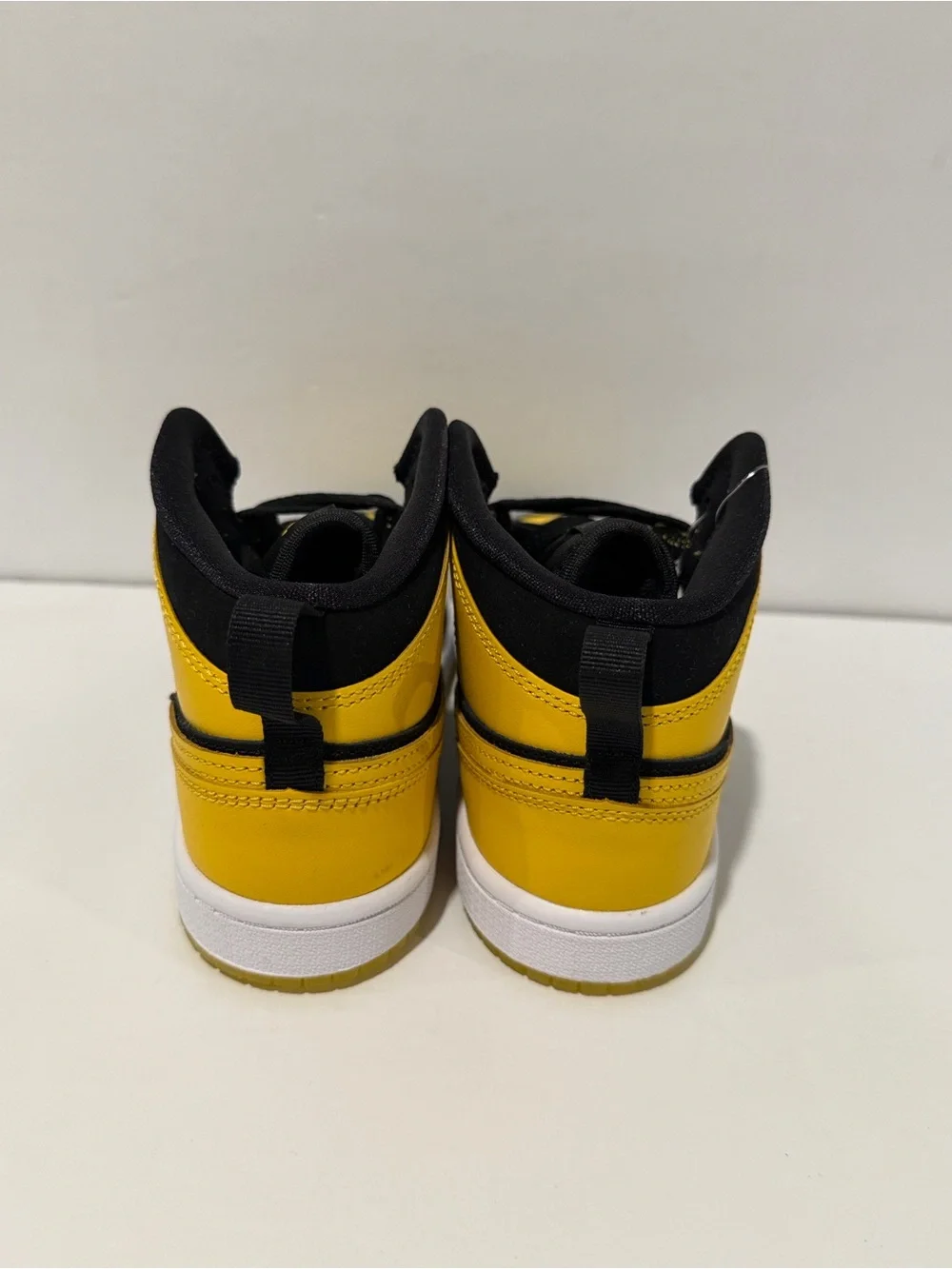 Jordan Kids Mid-Top Sneakers in Black and Yellow